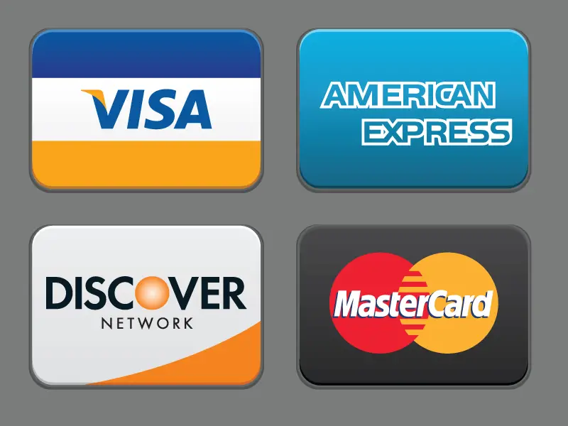 Credit Cards Icons SVG