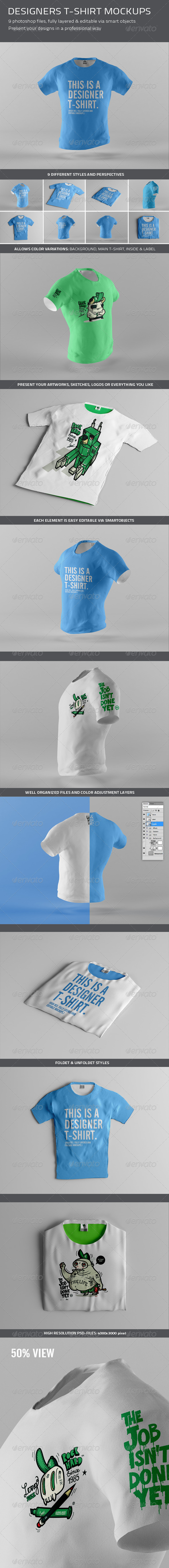 Designers T-Shirt Mockups