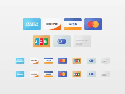 Free Credit Cards Icons PSD