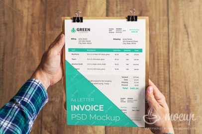 Free Invoice Mockups