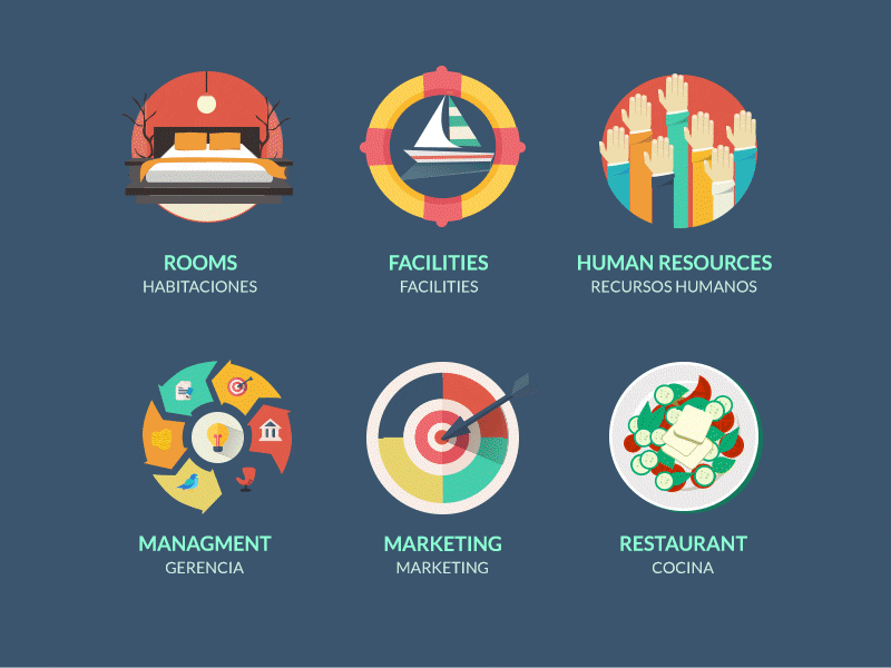Icons for Business School Strategy Simulator
