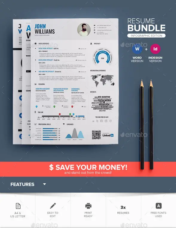 Infographic Resume Bundle