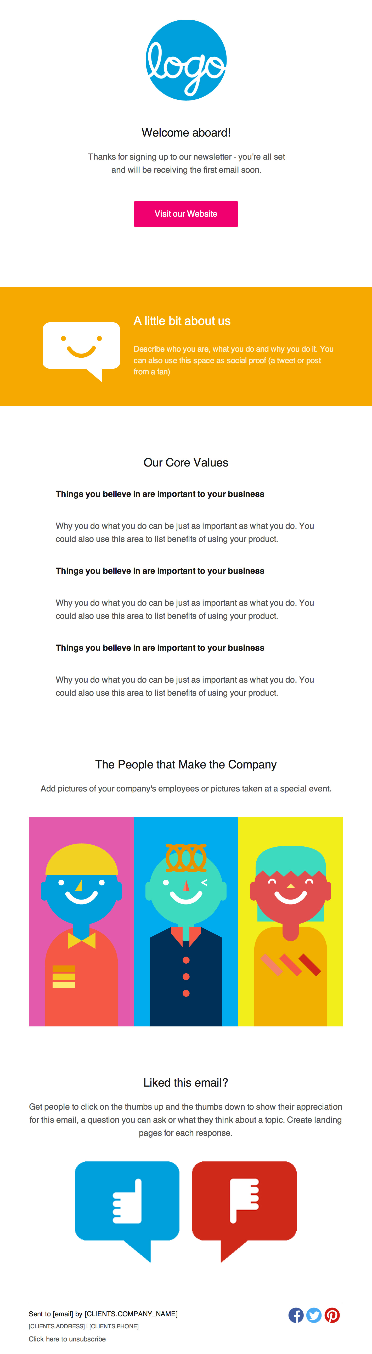 Introductions Email Newsletter Template