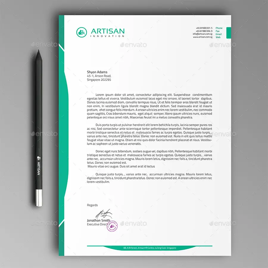 Letterhead Template