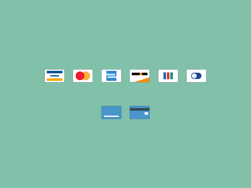 PSD Credit Card Icons