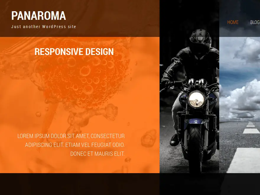 Panaroma WordPress Photography Theme