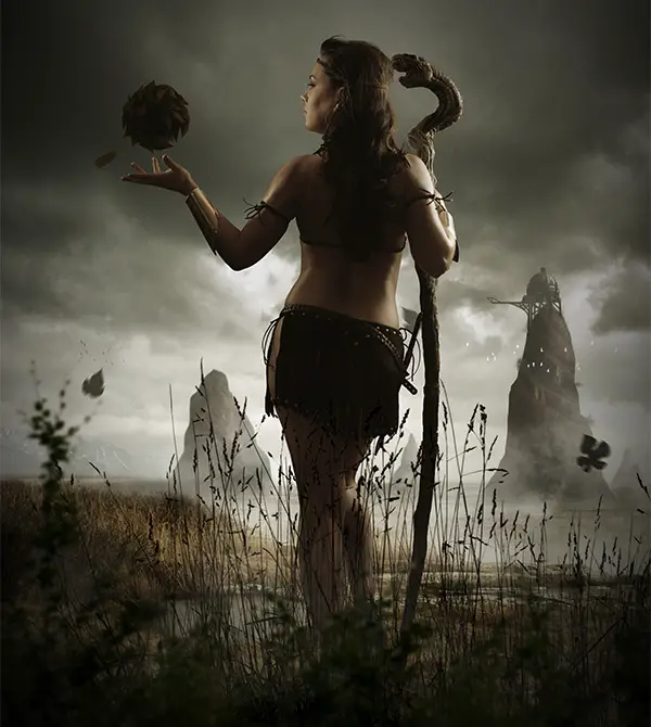 Photo Manipulate a Mystical Tribal Warrior