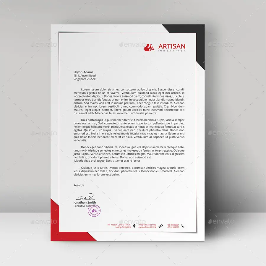 Professional Letterhead Template