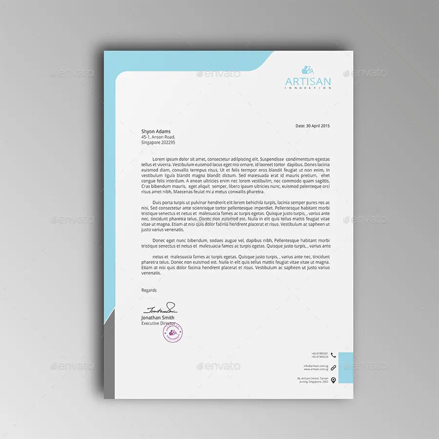 Professional Letterhead Template