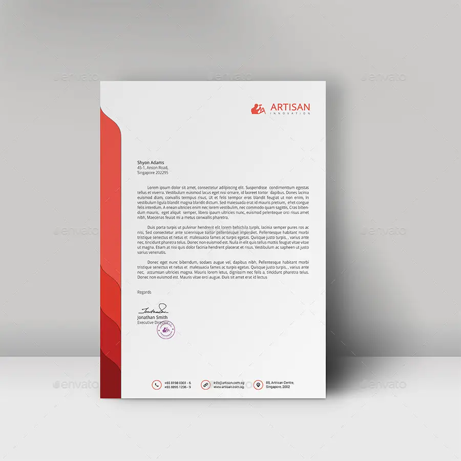 Professional Letterhead Template