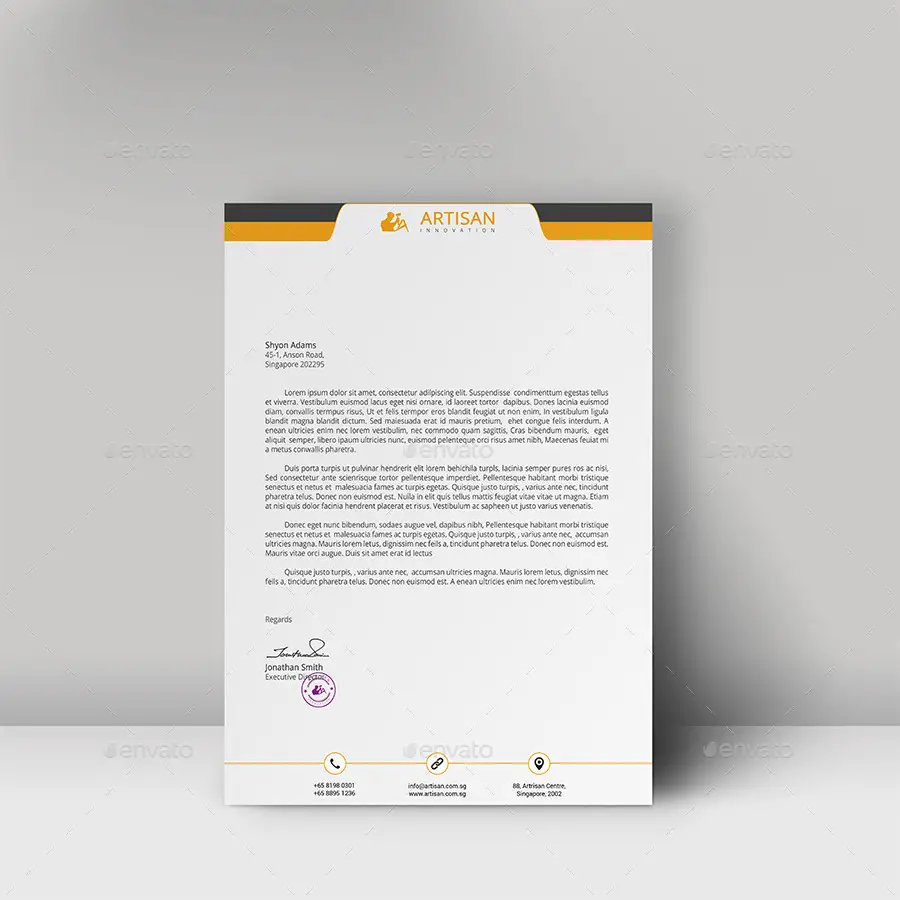 Professional Letterhead Template