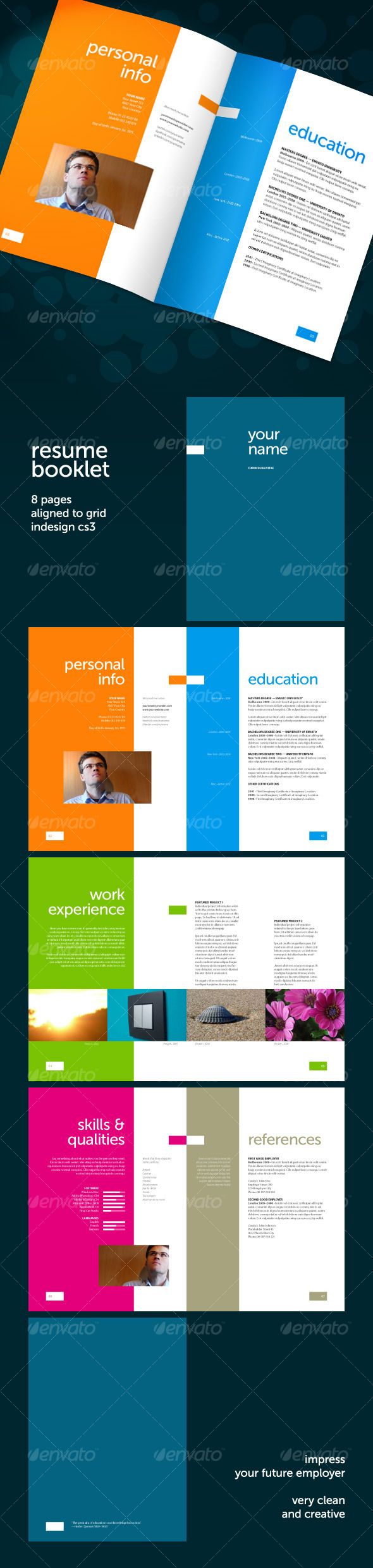 Resume Booklet 8 pages