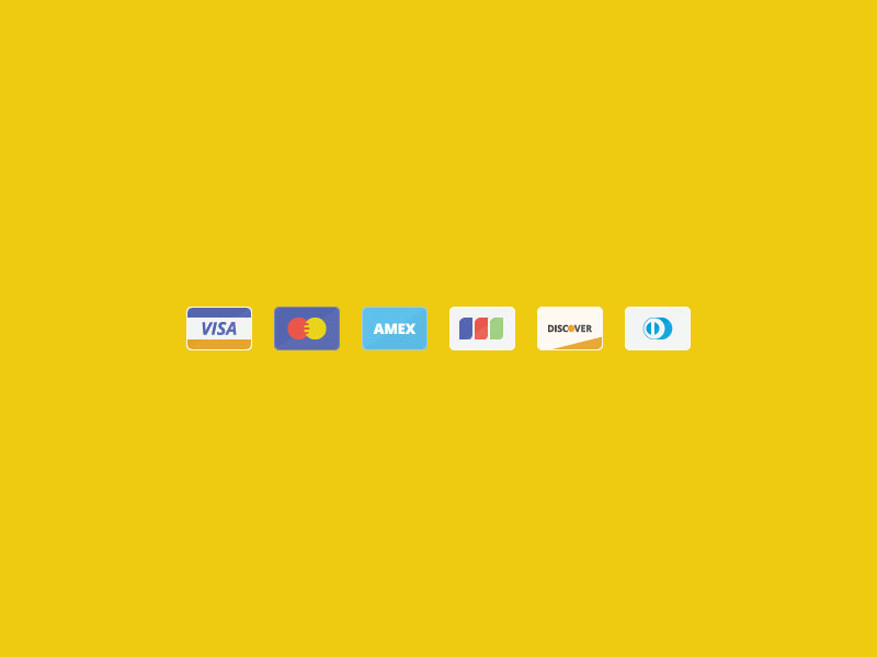 SVG Credit Cards Icons
