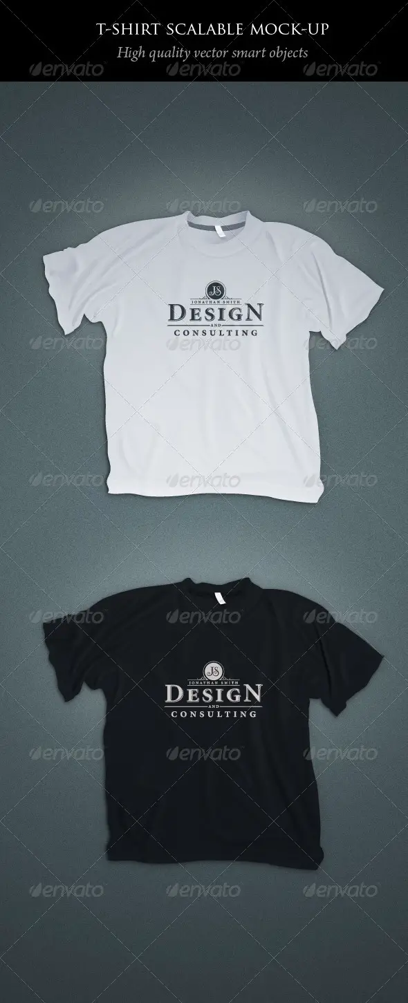 Scalable T-shirt Mockups