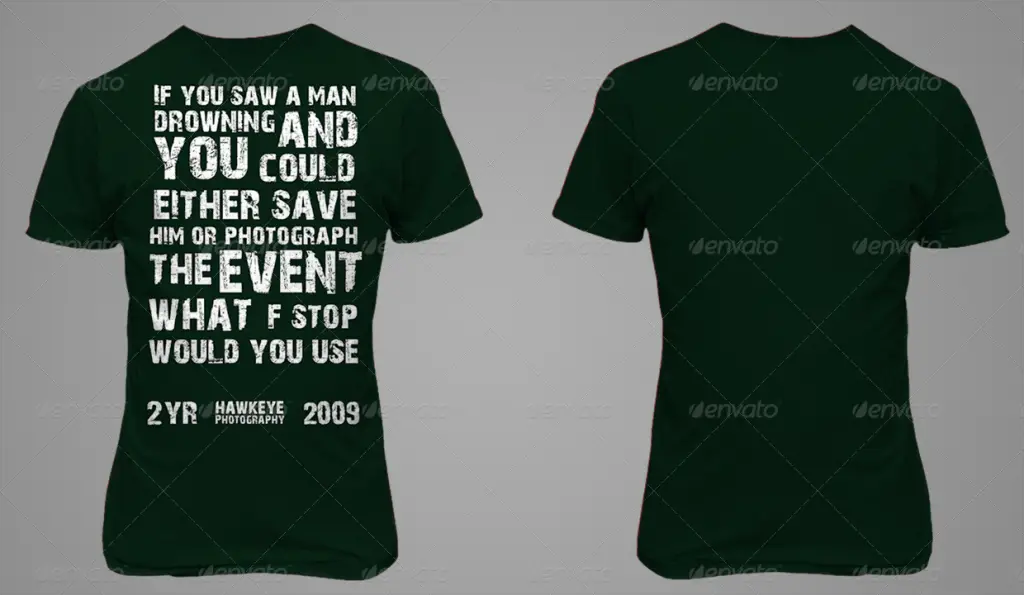 T-Shirt Mockup - Back and Front