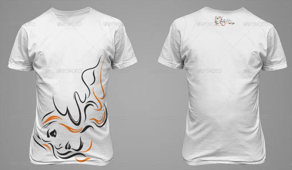 T-Shirt Mockup - Back and Front