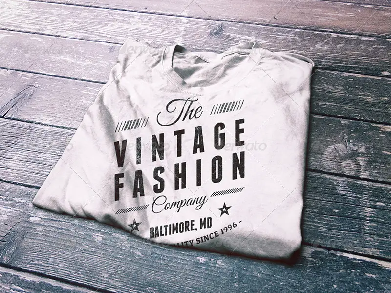Vintage T-Shirt Mockup