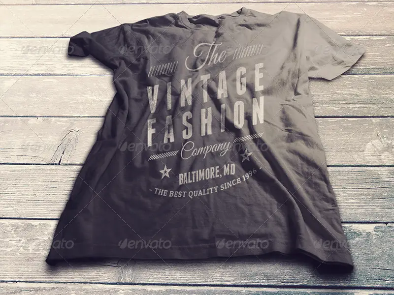 Vintage T-Shirt Mockup