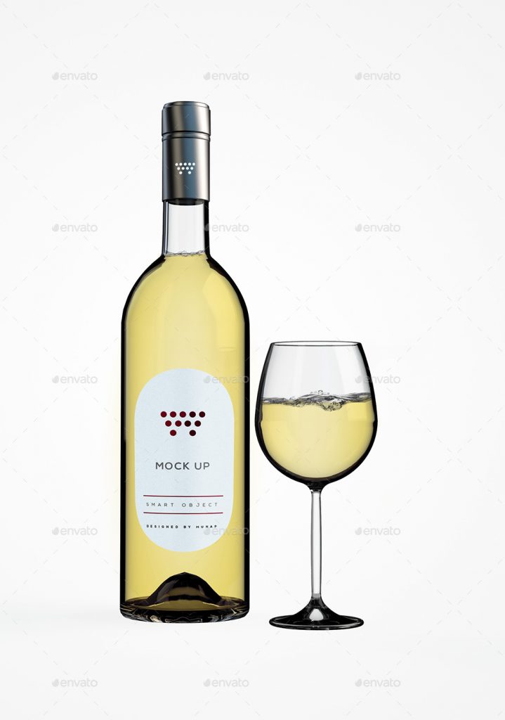 Wine Bottle Mock-Up