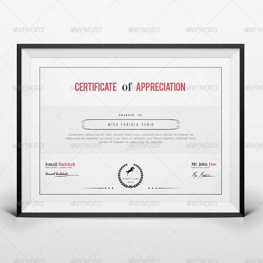 Certificate Template