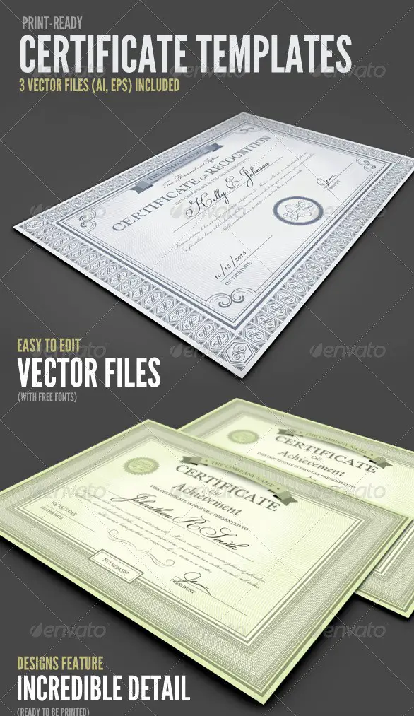 Certificate Templates