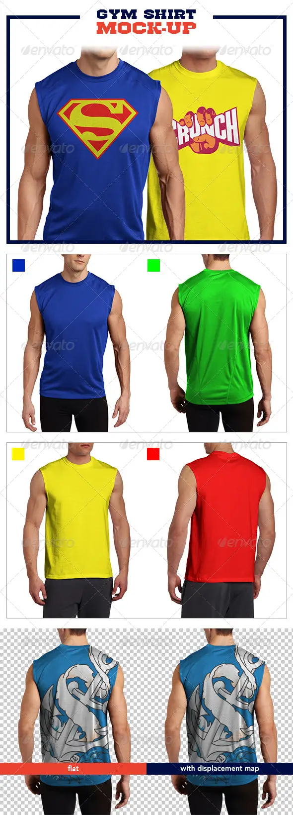 Gym Shirt Mockup Pack