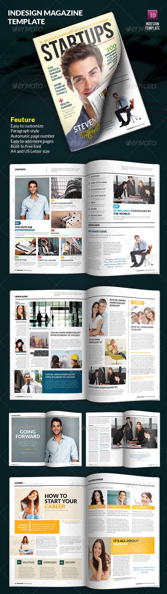 Indesign Magazine Template