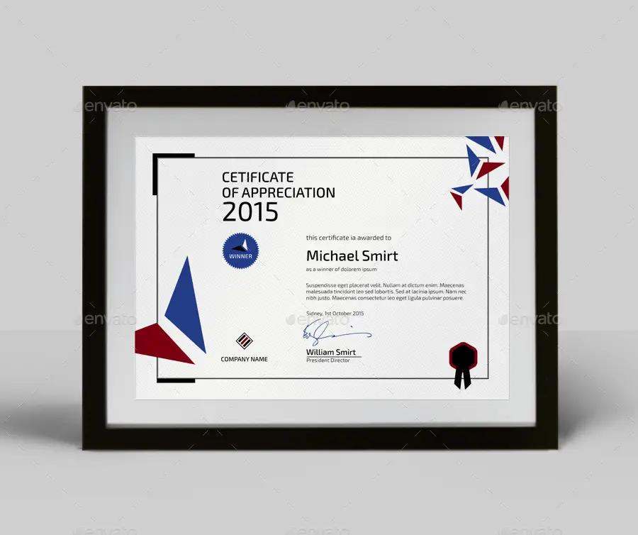 Modern Certificate Template