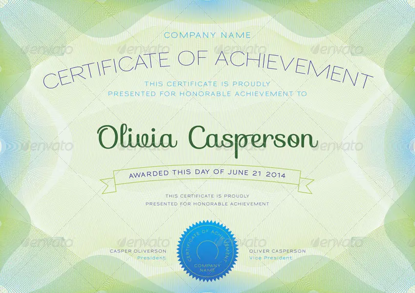 Modern Certificate and Diploma Template