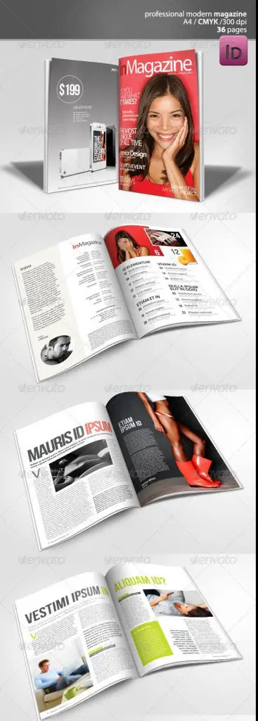 magazine layout template psd magazine layout template psd