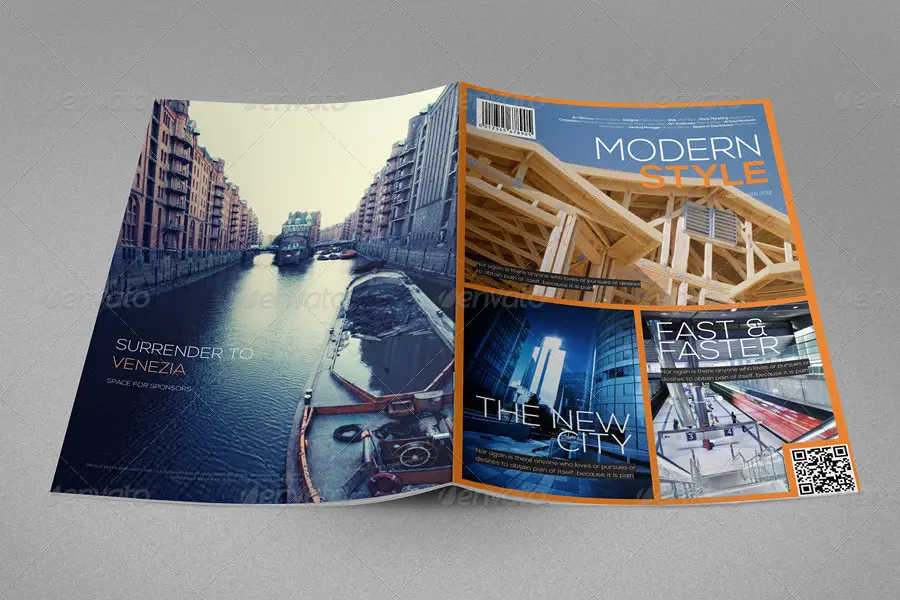 Modern Style Magazine Template