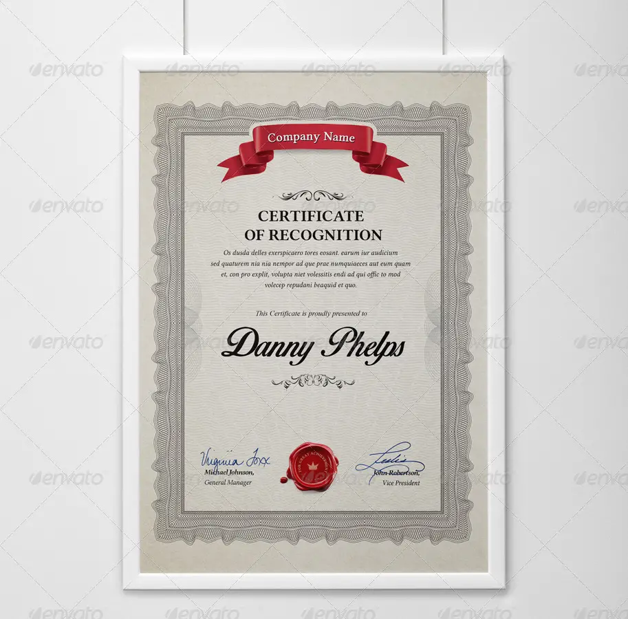 Multipurpose Certificates Templates