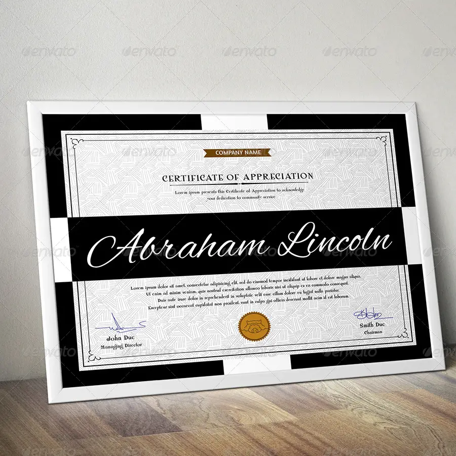 Simple Multipurpose Certificate Template