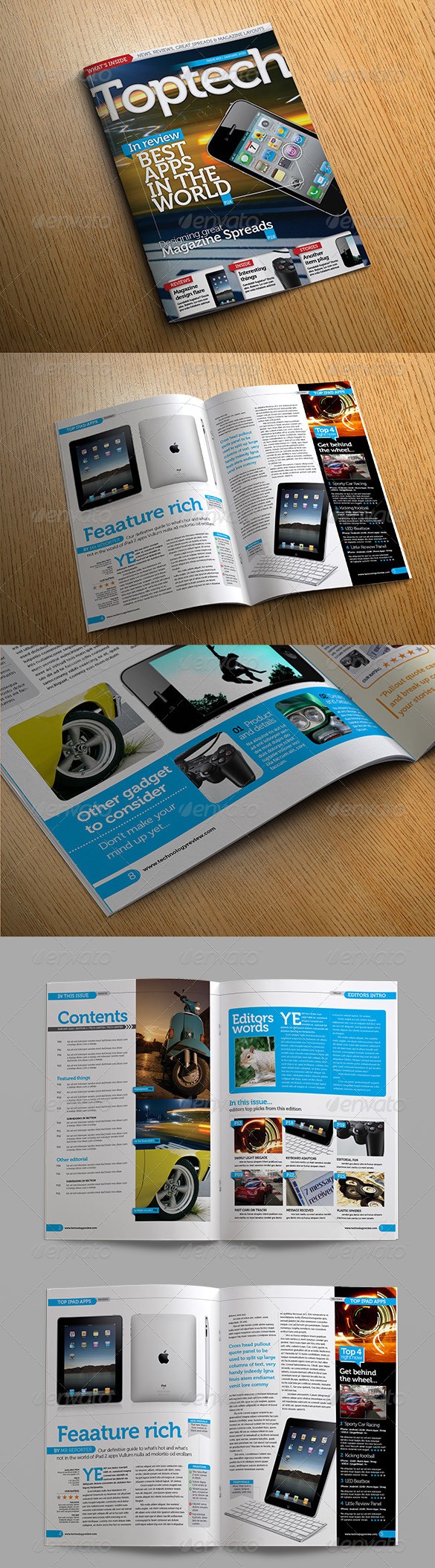 Tech Reviews Magazine Template