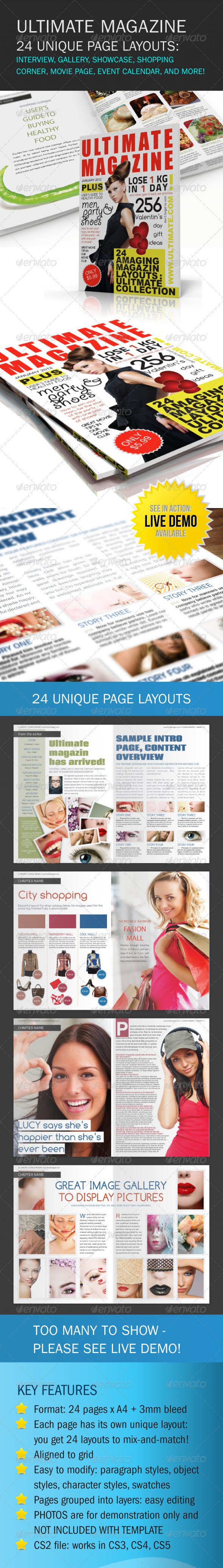 Ultimate Magazine 24 layouts