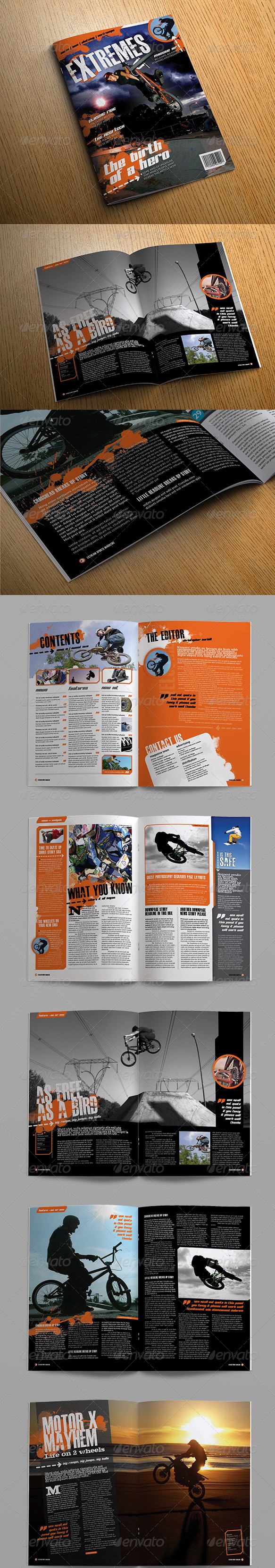 eXtreme Magazine Template