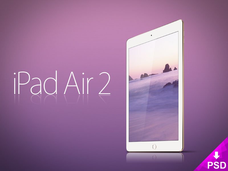 Apple iPad Air 2 Mockup