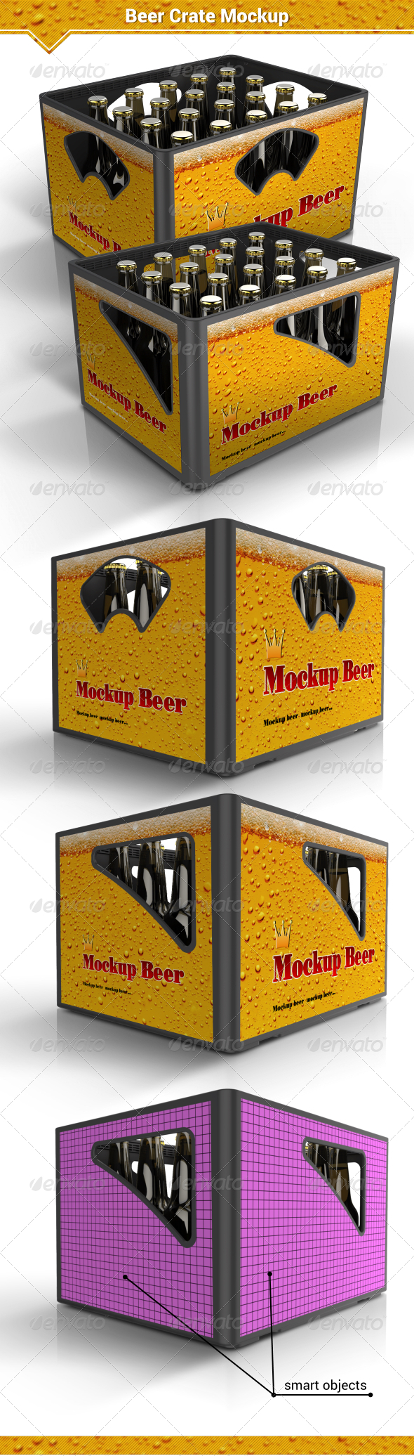 Beer Crate Mockup