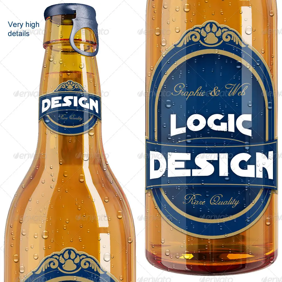 Bottle Beer Mockup