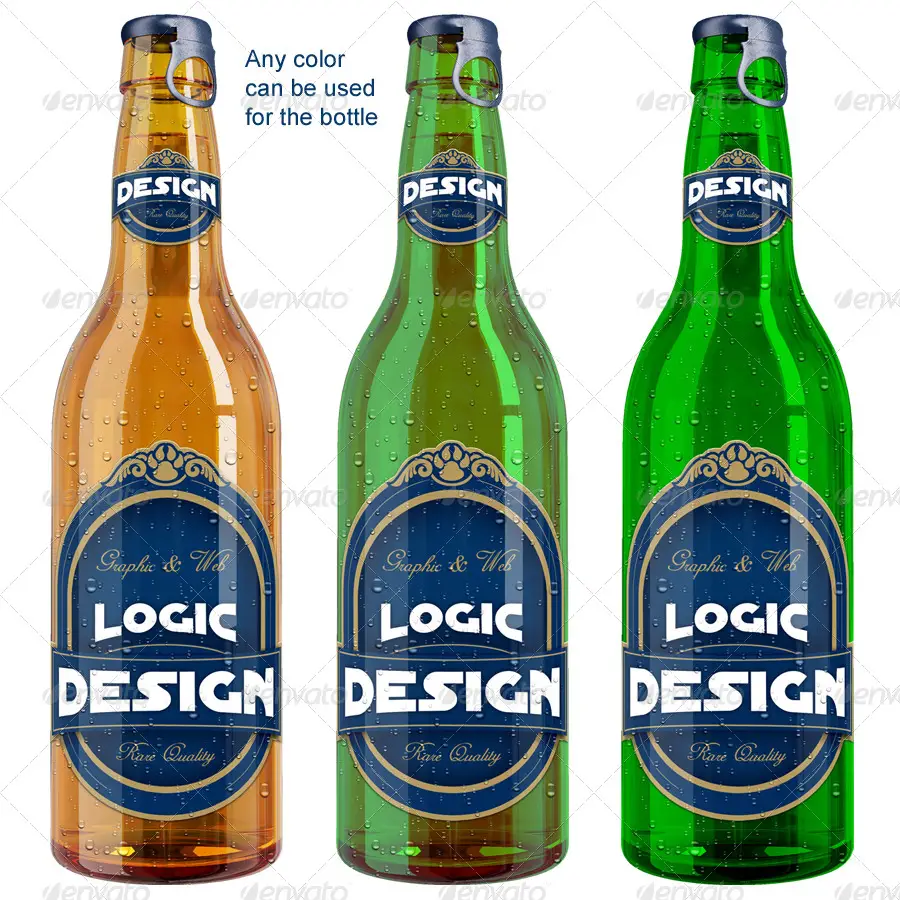 Bottle Beer Mockup