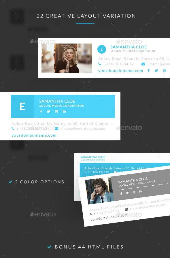 Creative E-signature Templates