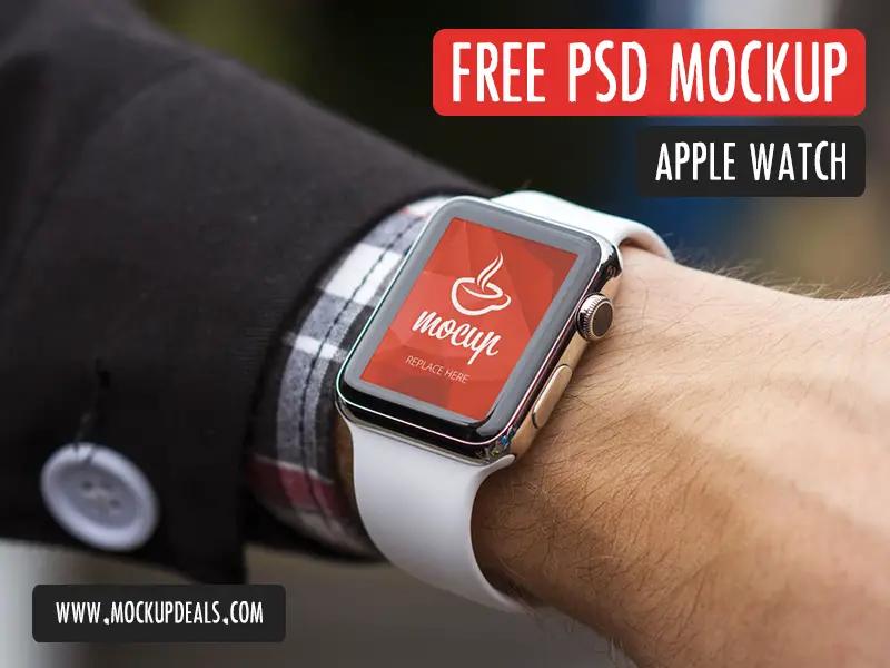 FREE PSD Apple Watch Mockup