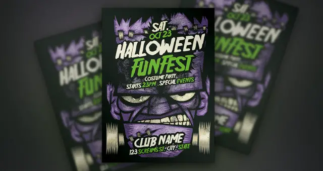 Franky Halloween Flyer Template