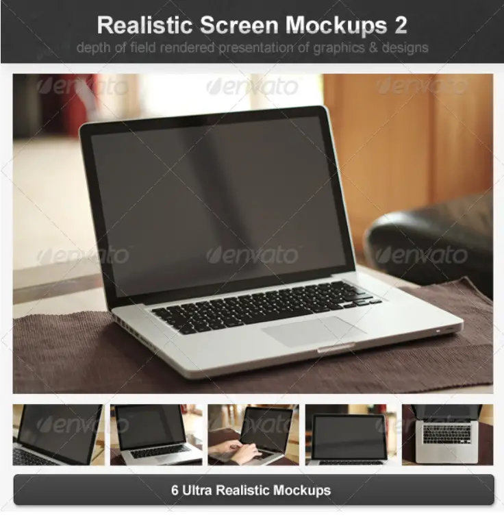 Realistic Screen Mockups