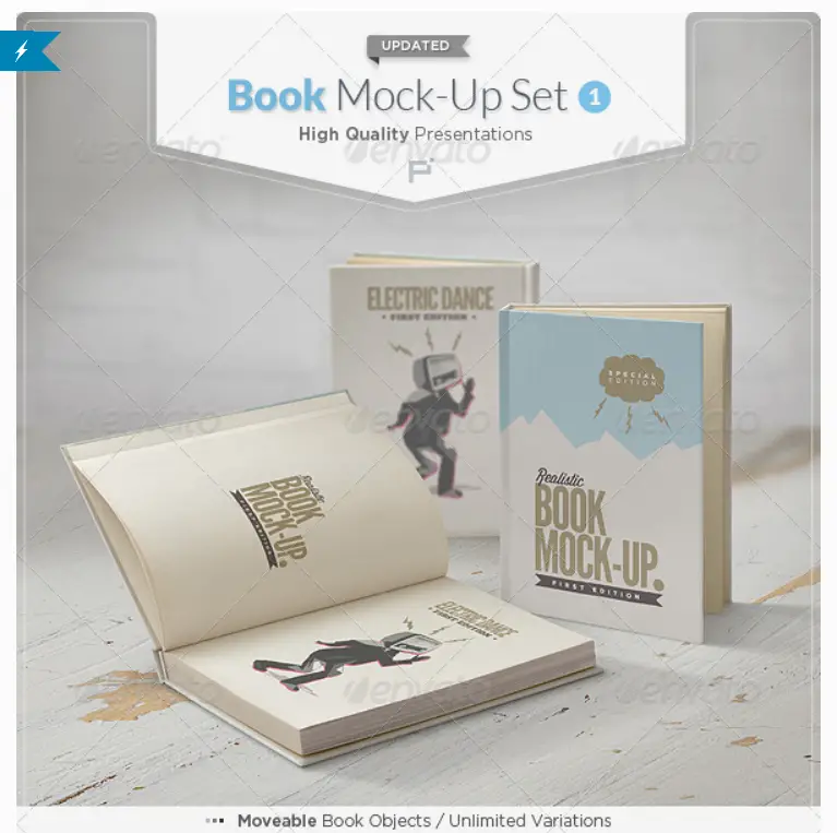 Book Mockup Set