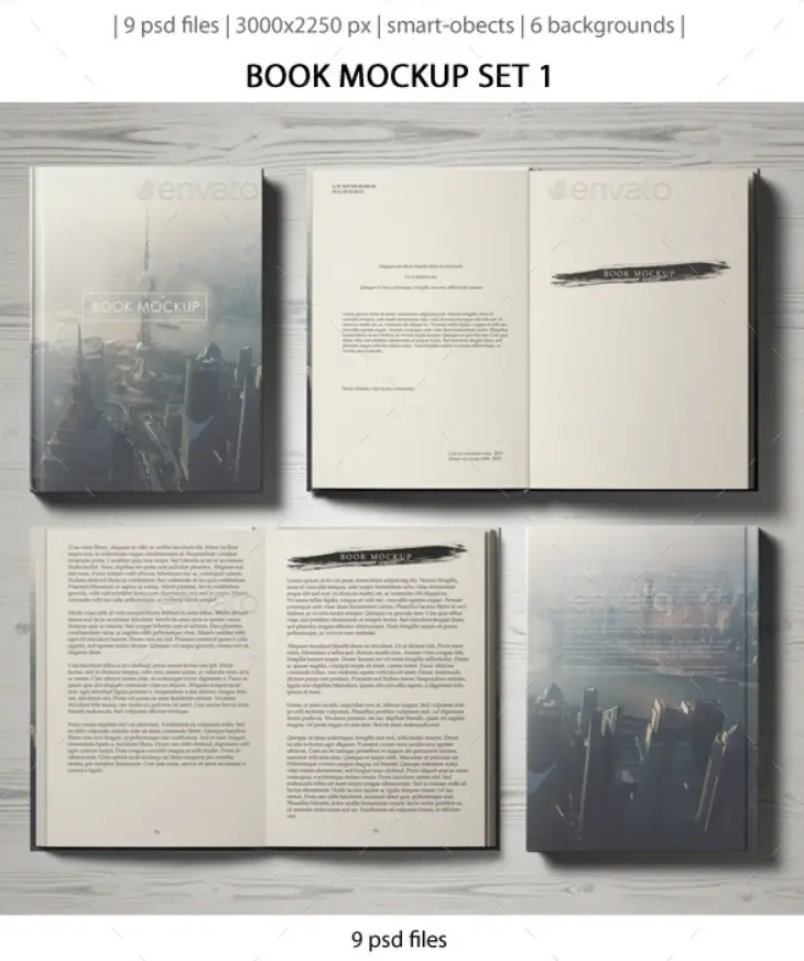 Book Mockup Set