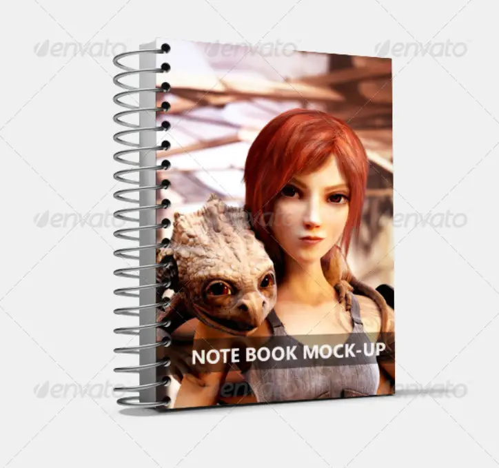 Spiral Notebook Mockup