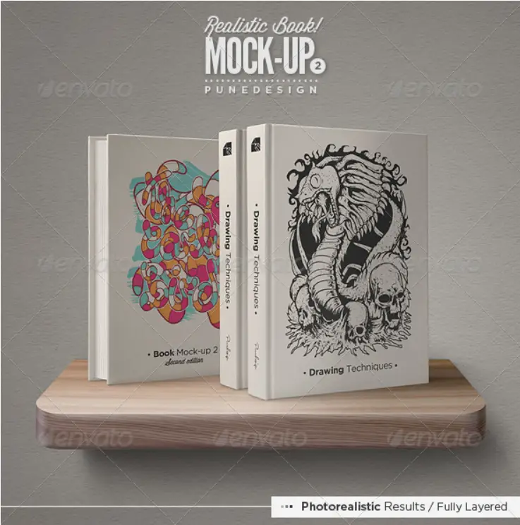 Book Mockup Set - 2