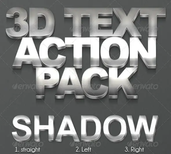 3D Text Action Pack