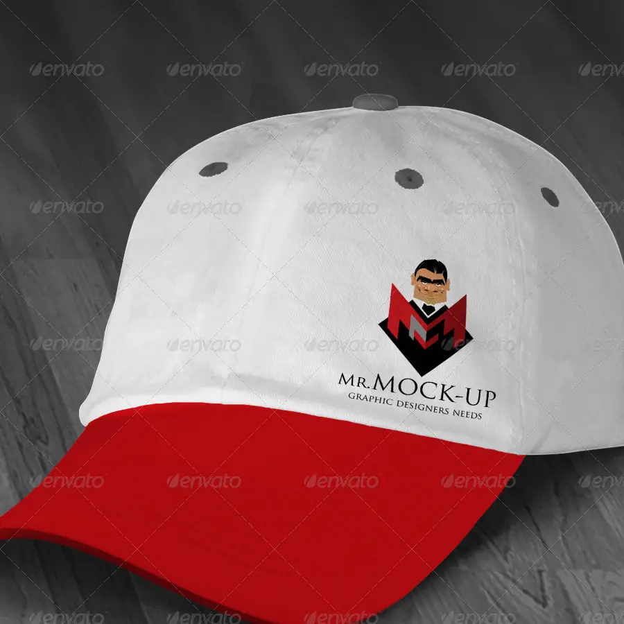 Baseball Hat & Polo T-Shirt Mockup